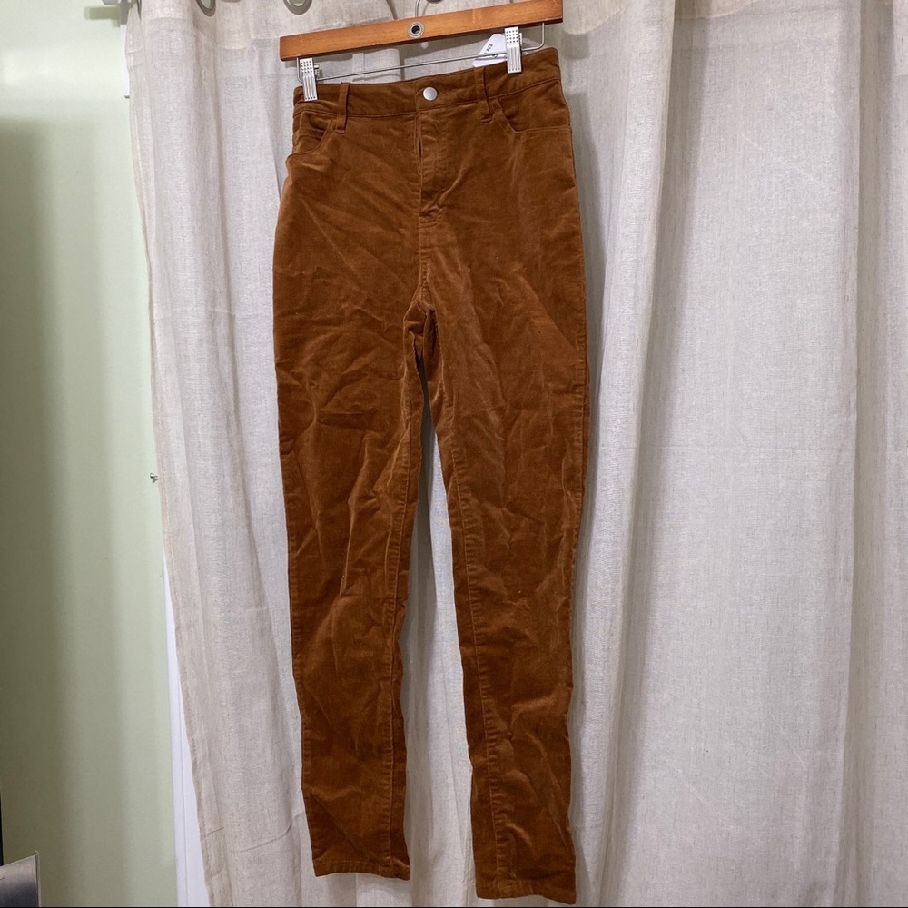 mustard skinny corduroy pants forever 21 size 4